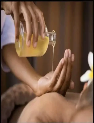 Massage relaxant avec douceur